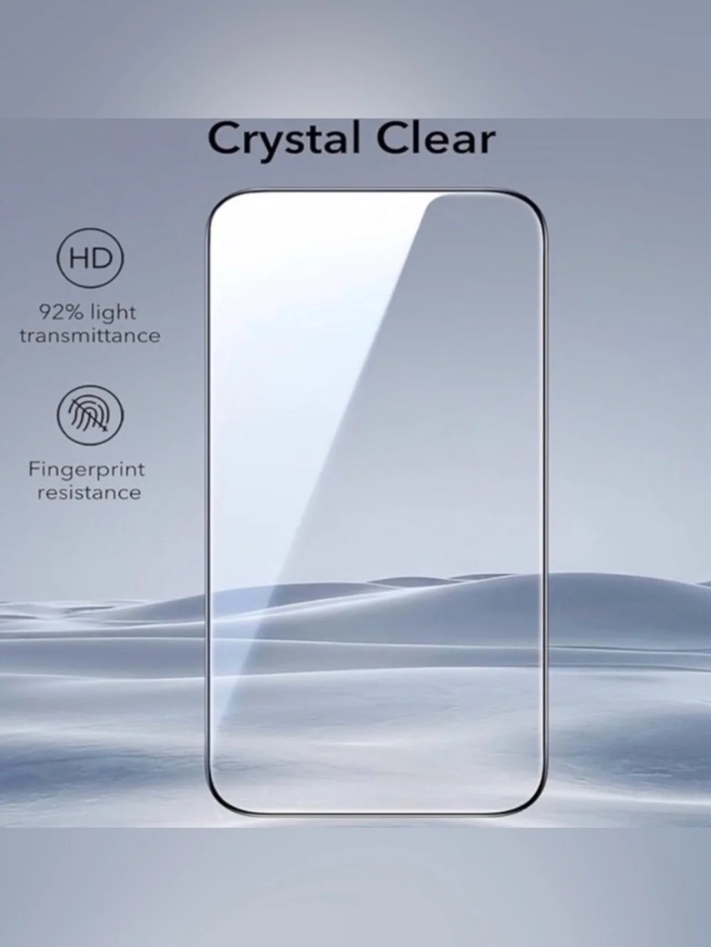 New 3 Pack Tempered Clear Glass Screen Protector for iPhone 17 Cell Phones